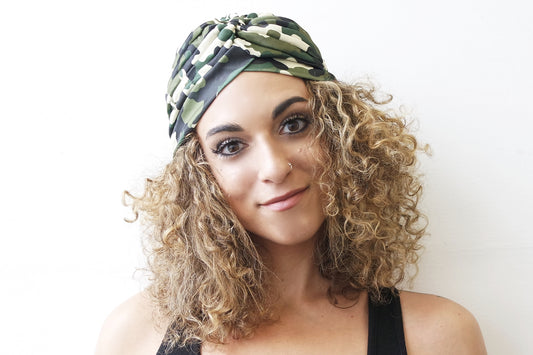 Army Camouflage Turban for Women - Eldimaa Fashion