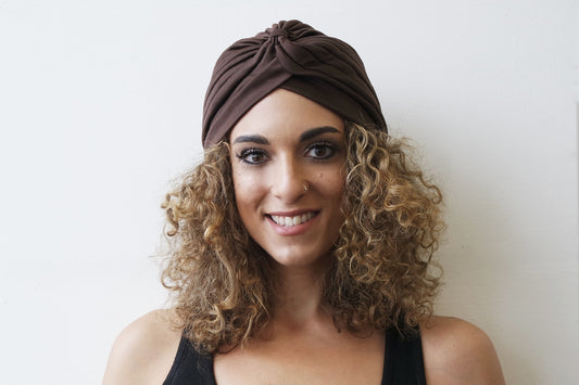 Brown Turban for Women - Eldimaa Fashion