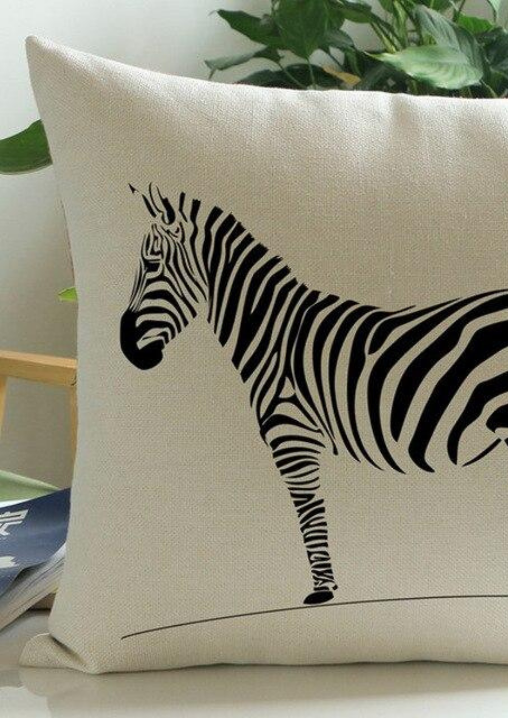 Part of our African homeware range, our zebra decorative cushion is a beautiful addition to your home. The white cushion with a zebra graphic is the perfects sofa cushion and chair cushion.